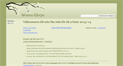 Desktop Screenshot of monica.hemmestaskolan.se