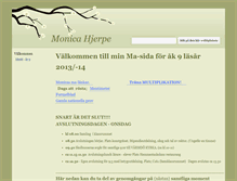 Tablet Screenshot of monica.hemmestaskolan.se
