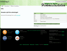 Tablet Screenshot of c.hemmestaskolan.se